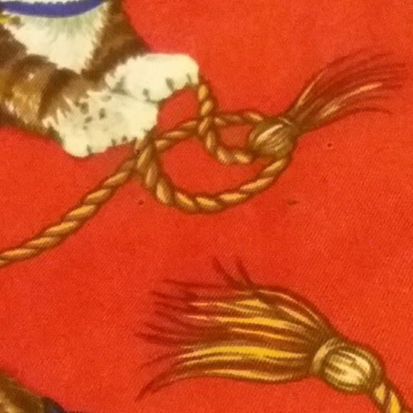 Vintage silk kitten print scarf - Picture 6 of 6